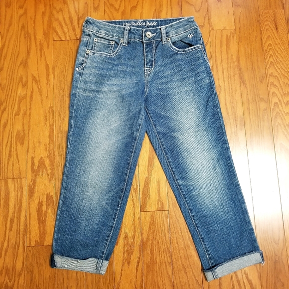 Justice brand denim capri pants. - Picture 1 of 5